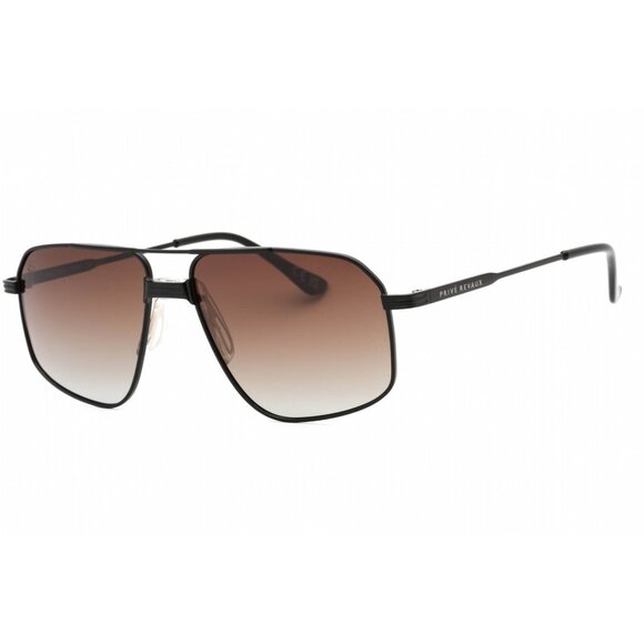 Prive Revaux Rico Sunglasses Caviar Black/Brown - Picture 2 of 2